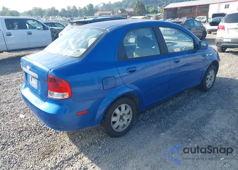 2005 Chevrolet Aveo Ls z USA, uszkodzony, nr VIN KL1TD52685B293472